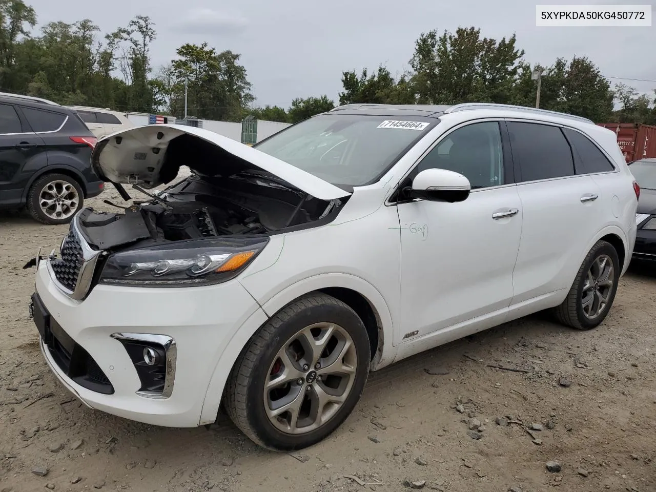 2019 Kia Sorento Sx VIN: 5XYPKDA50KG450772 Lot: 71454664