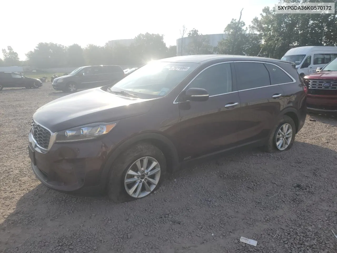 2019 Kia Sorento L VIN: 5XYPGDA36KG570172 Lot: 71711064