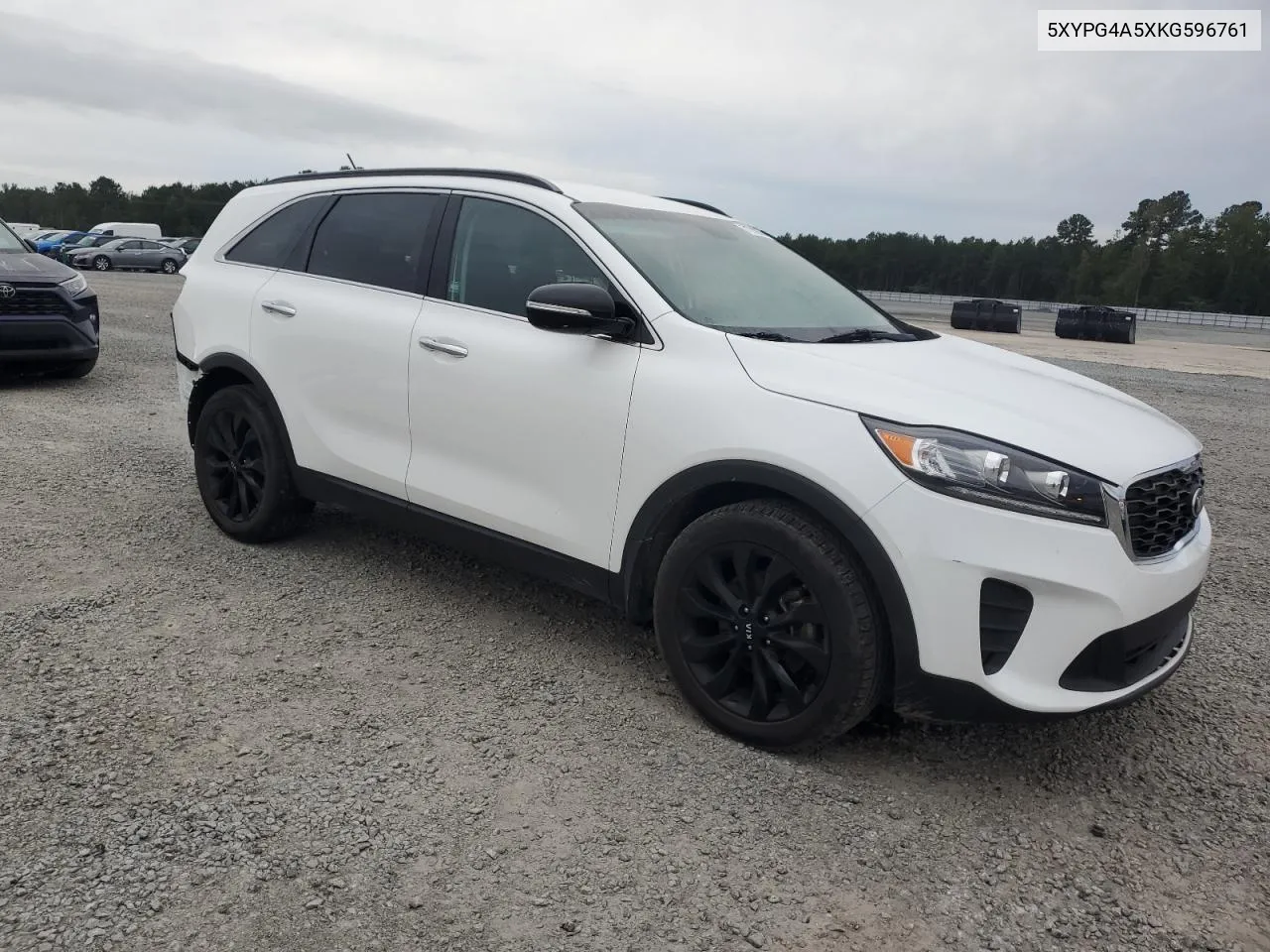 2019 Kia Sorento Lx VIN: 5XYPG4A5XKG596761 Lot: 71770074