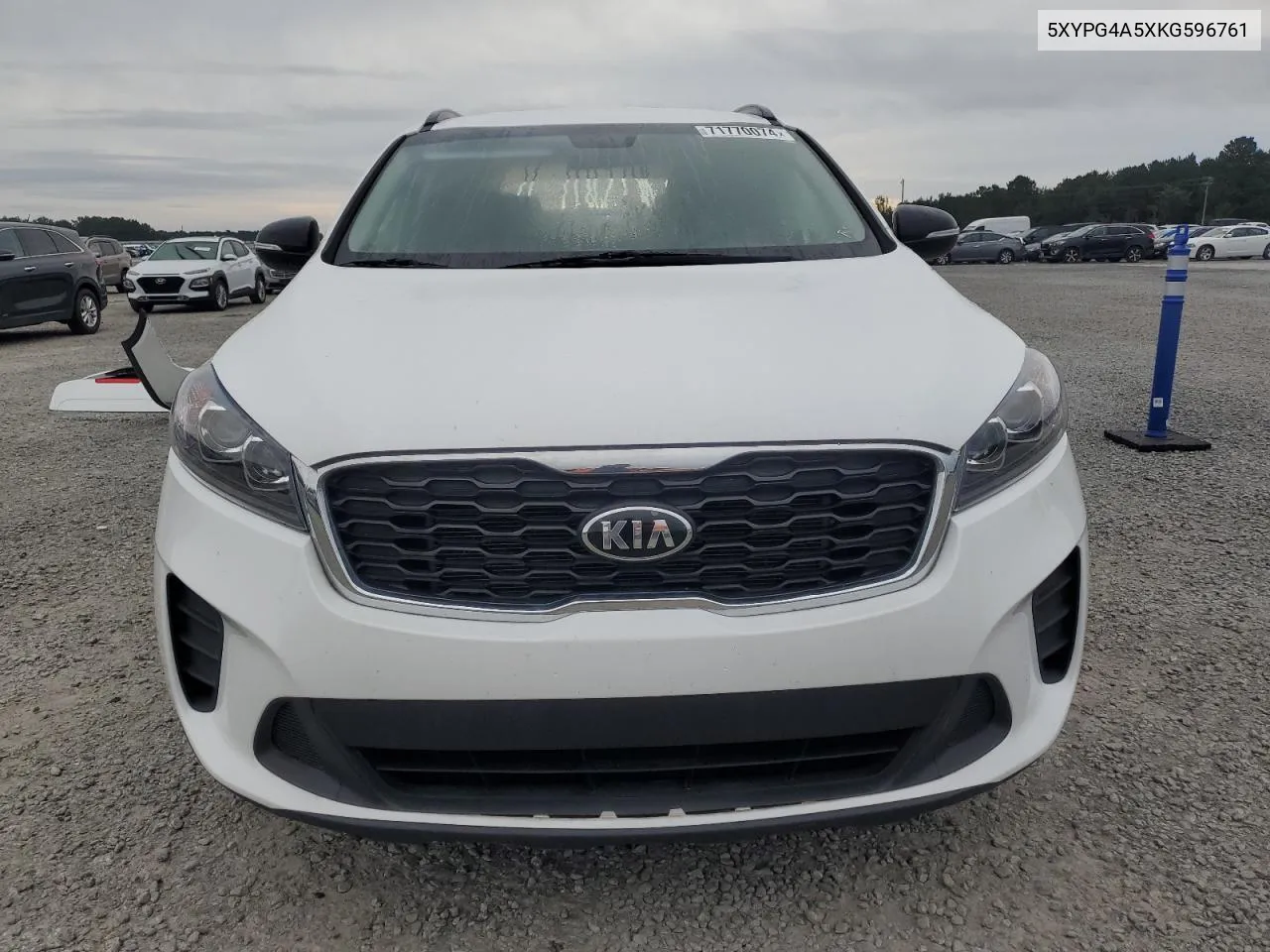 2019 Kia Sorento Lx VIN: 5XYPG4A5XKG596761 Lot: 71770074