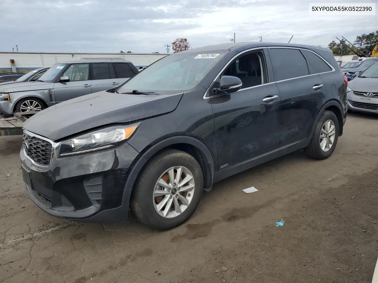 2019 Kia Sorento Lx VIN: 5XYPGDA55KG522390 Lot: 71839794