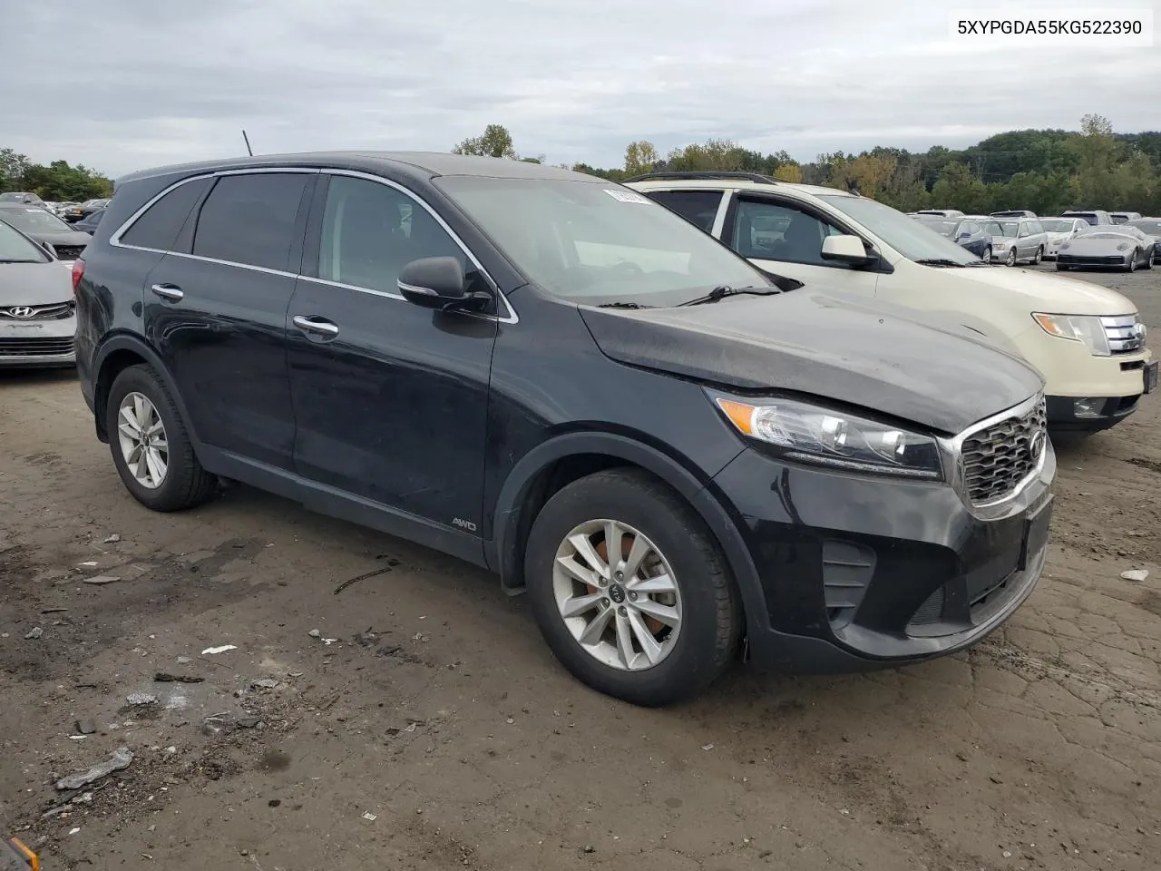 2019 Kia Sorento Lx VIN: 5XYPGDA55KG522390 Lot: 71839794