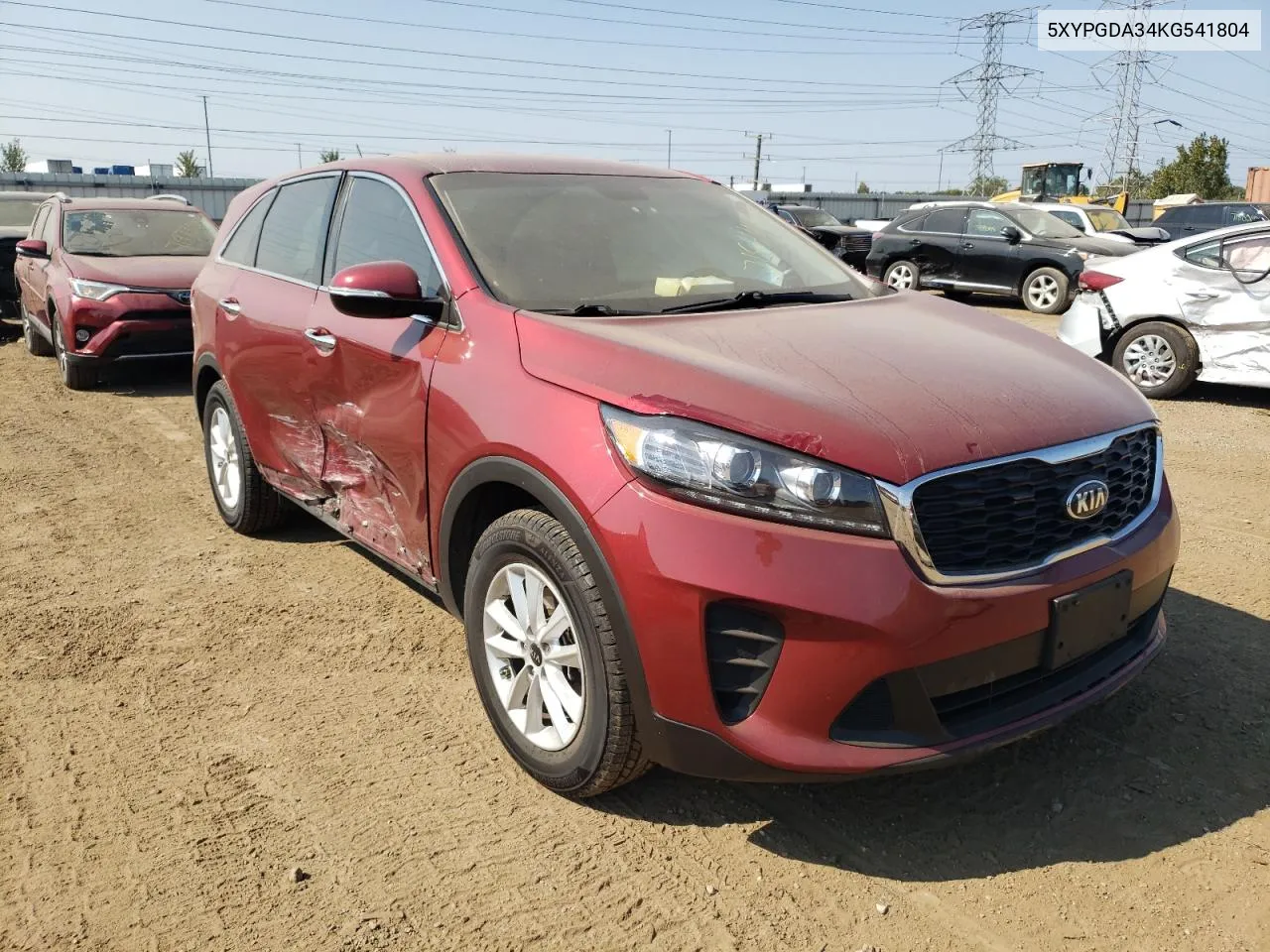 5XYPGDA34KG541804 2019 Kia Sorento L