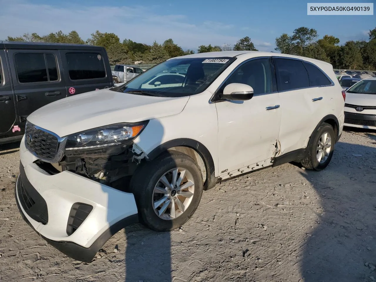 2019 Kia Sorento Lx VIN: 5XYPGDA50KG490139 Lot: 71882754