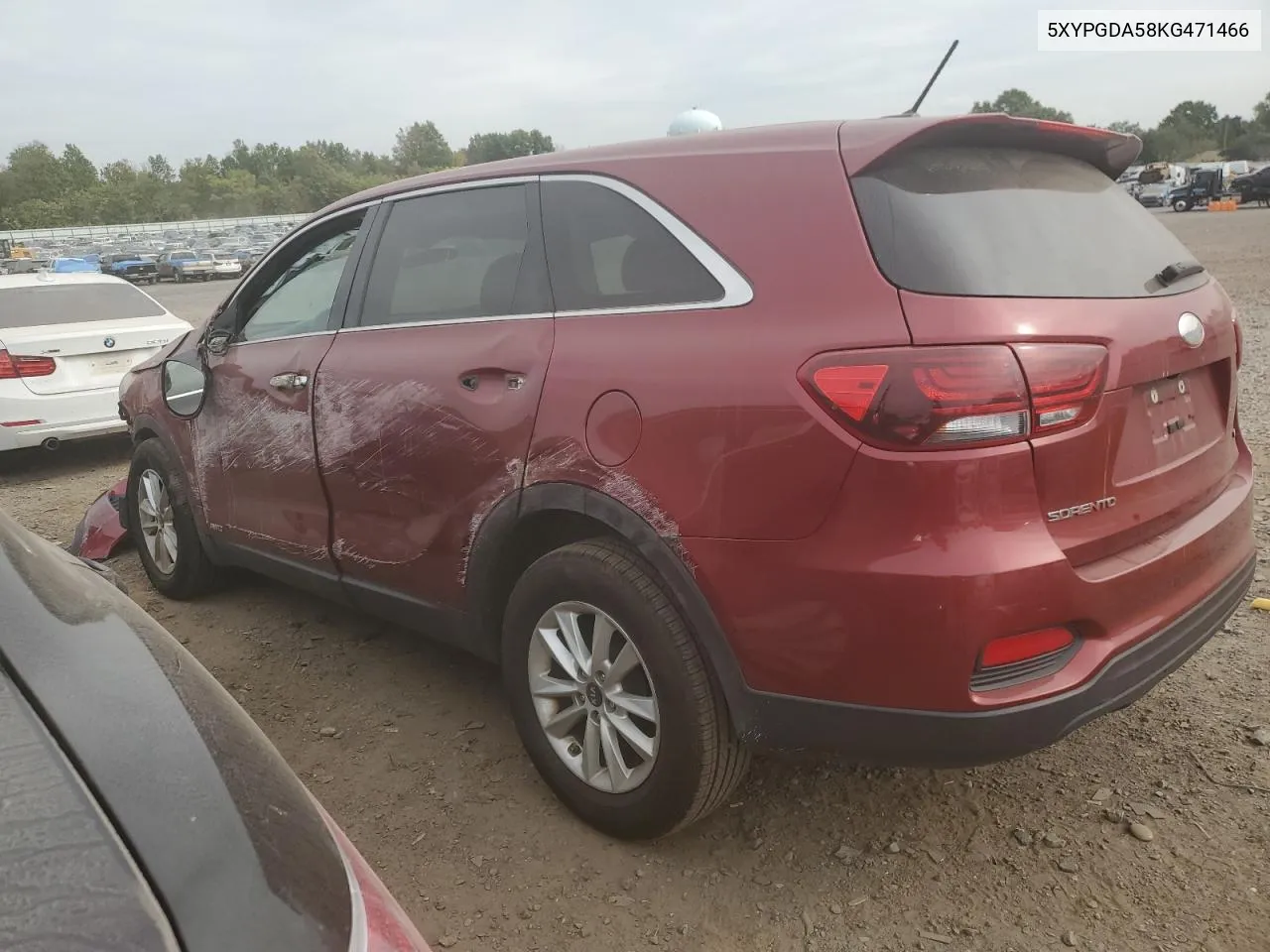 5XYPGDA58KG471466 2019 Kia Sorento Lx