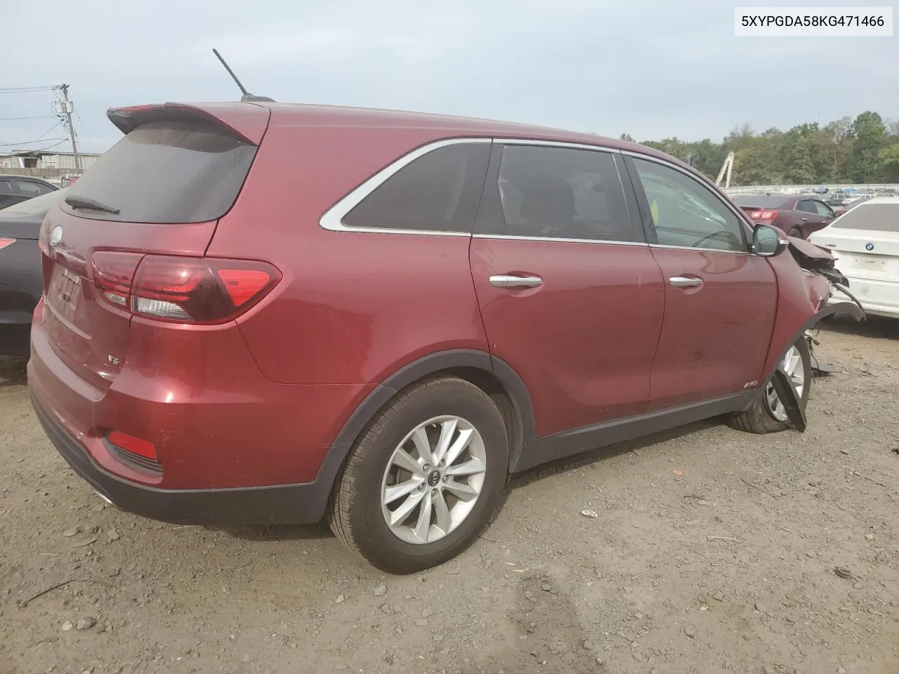 5XYPGDA58KG471466 2019 Kia Sorento Lx