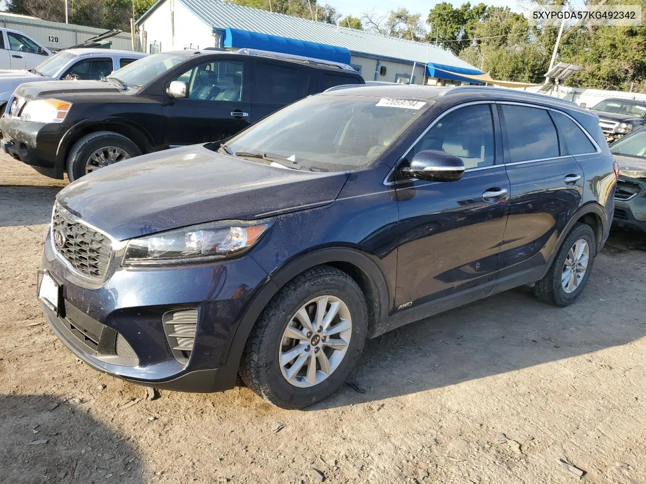 5XYPGDA57KG492342 2019 Kia Sorento Lx