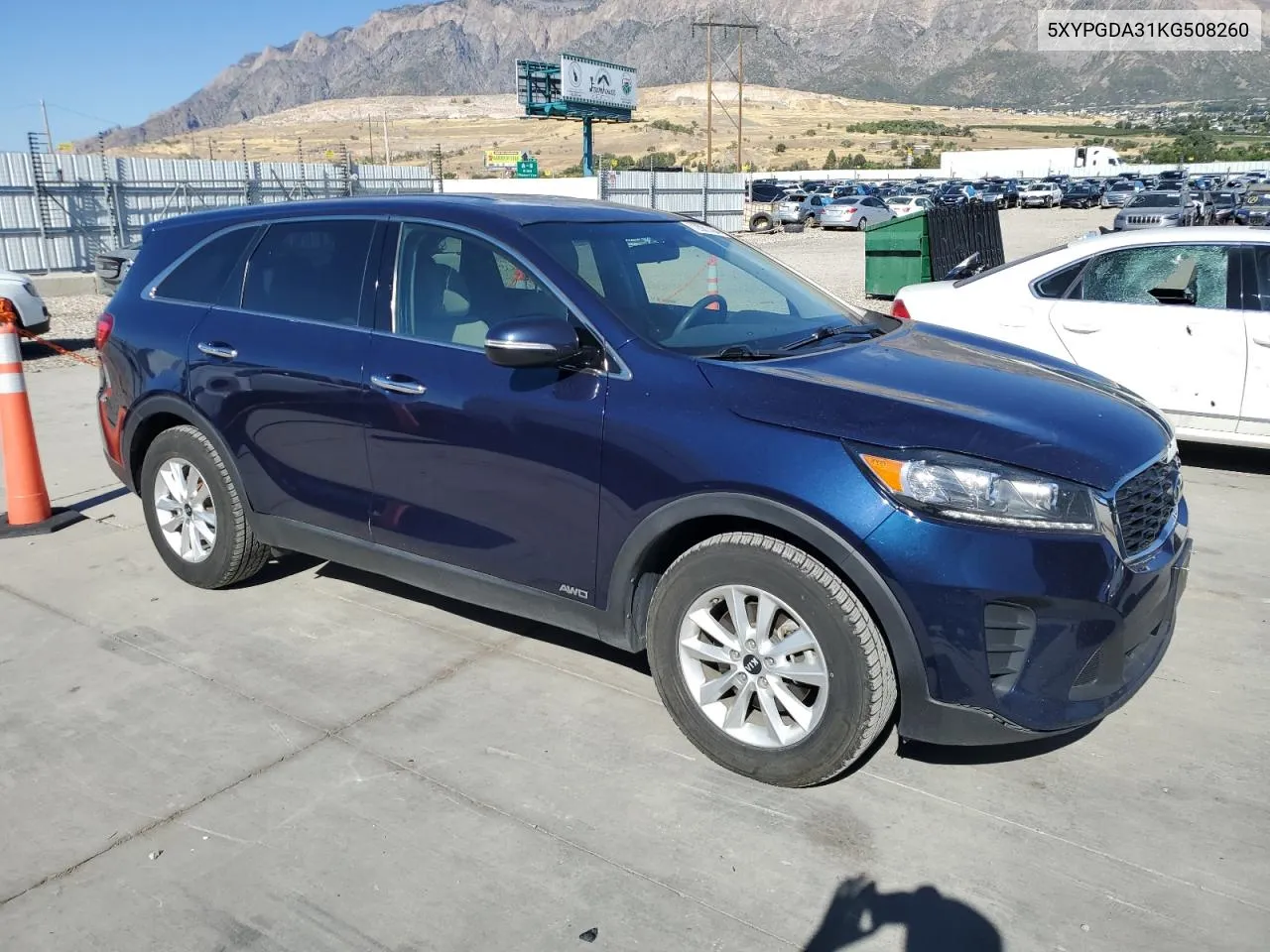 2019 Kia Sorento L VIN: 5XYPGDA31KG508260 Lot: 72081404