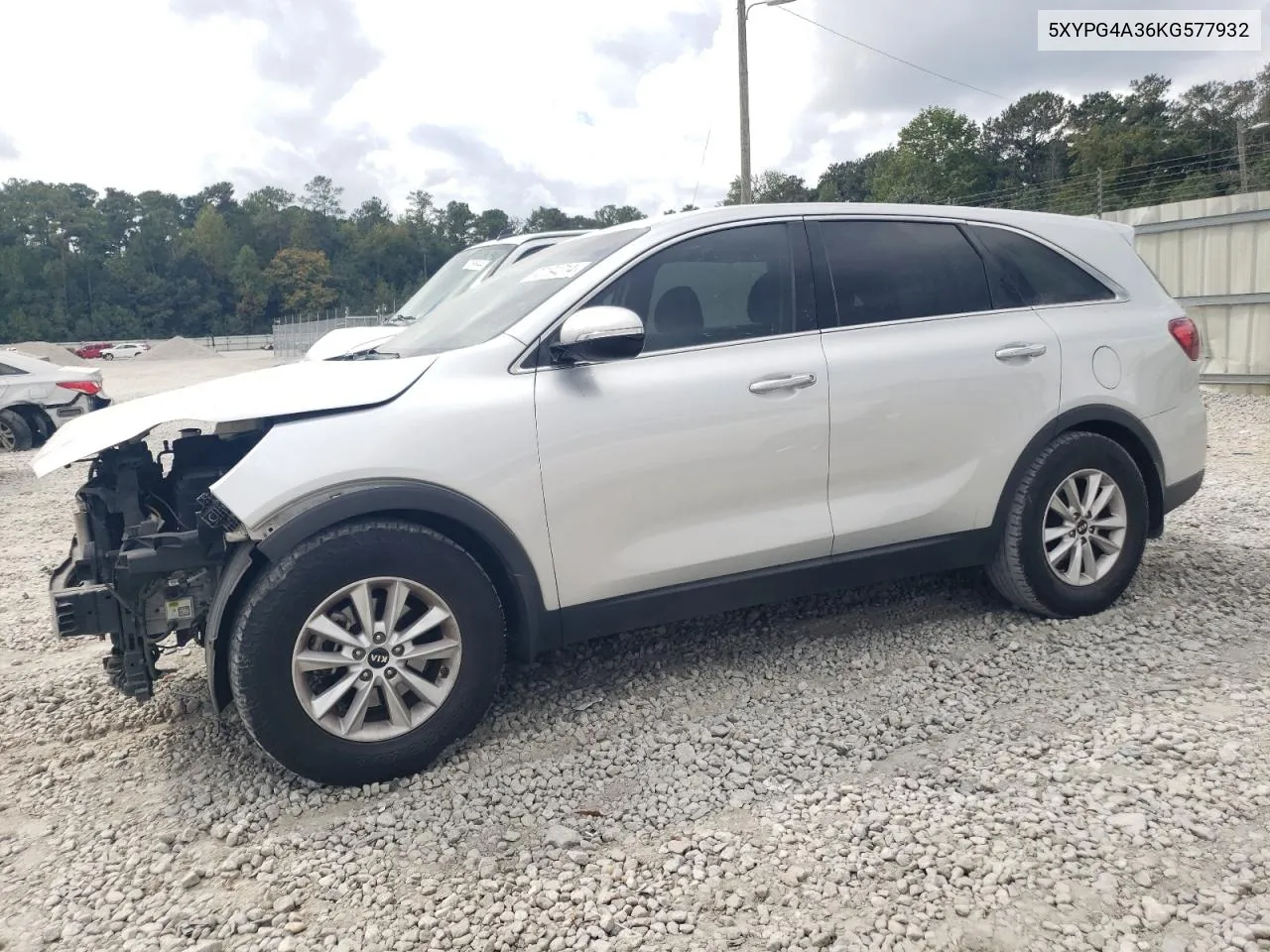 2019 Kia Sorento L VIN: 5XYPG4A36KG577932 Lot: 72194214