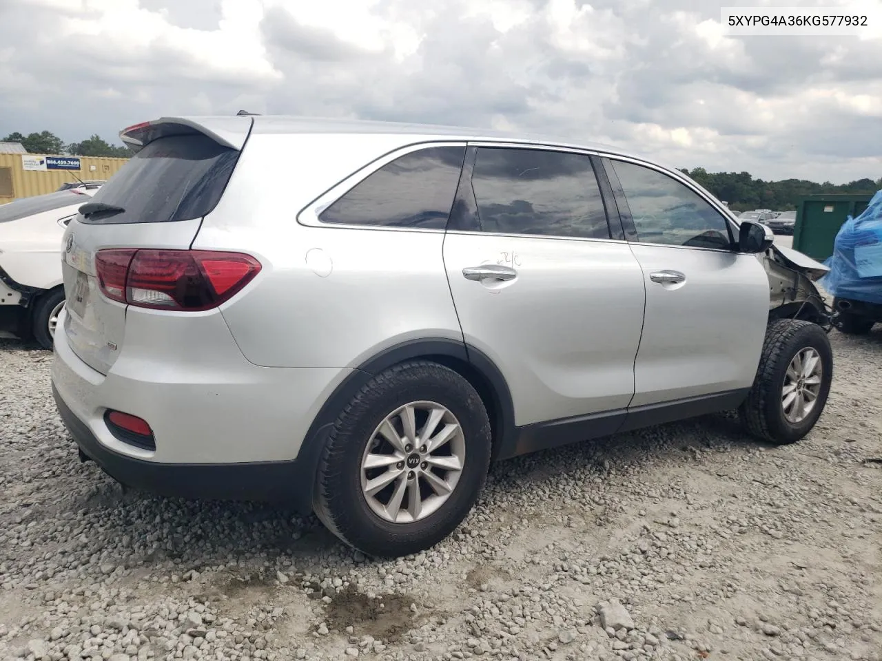 2019 Kia Sorento L VIN: 5XYPG4A36KG577932 Lot: 72194214