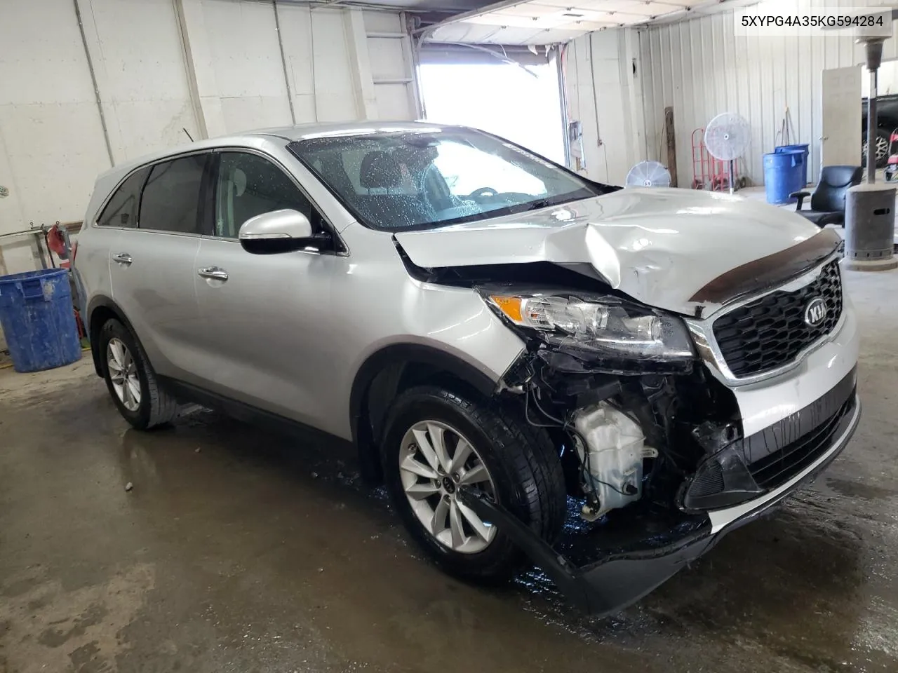 2019 Kia Sorento L VIN: 5XYPG4A35KG594284 Lot: 72224844