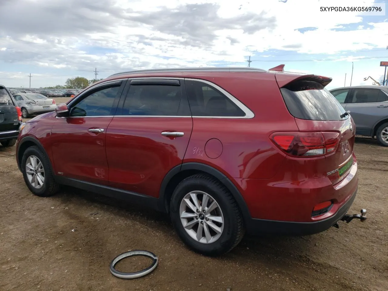 5XYPGDA36KG569796 2019 Kia Sorento L