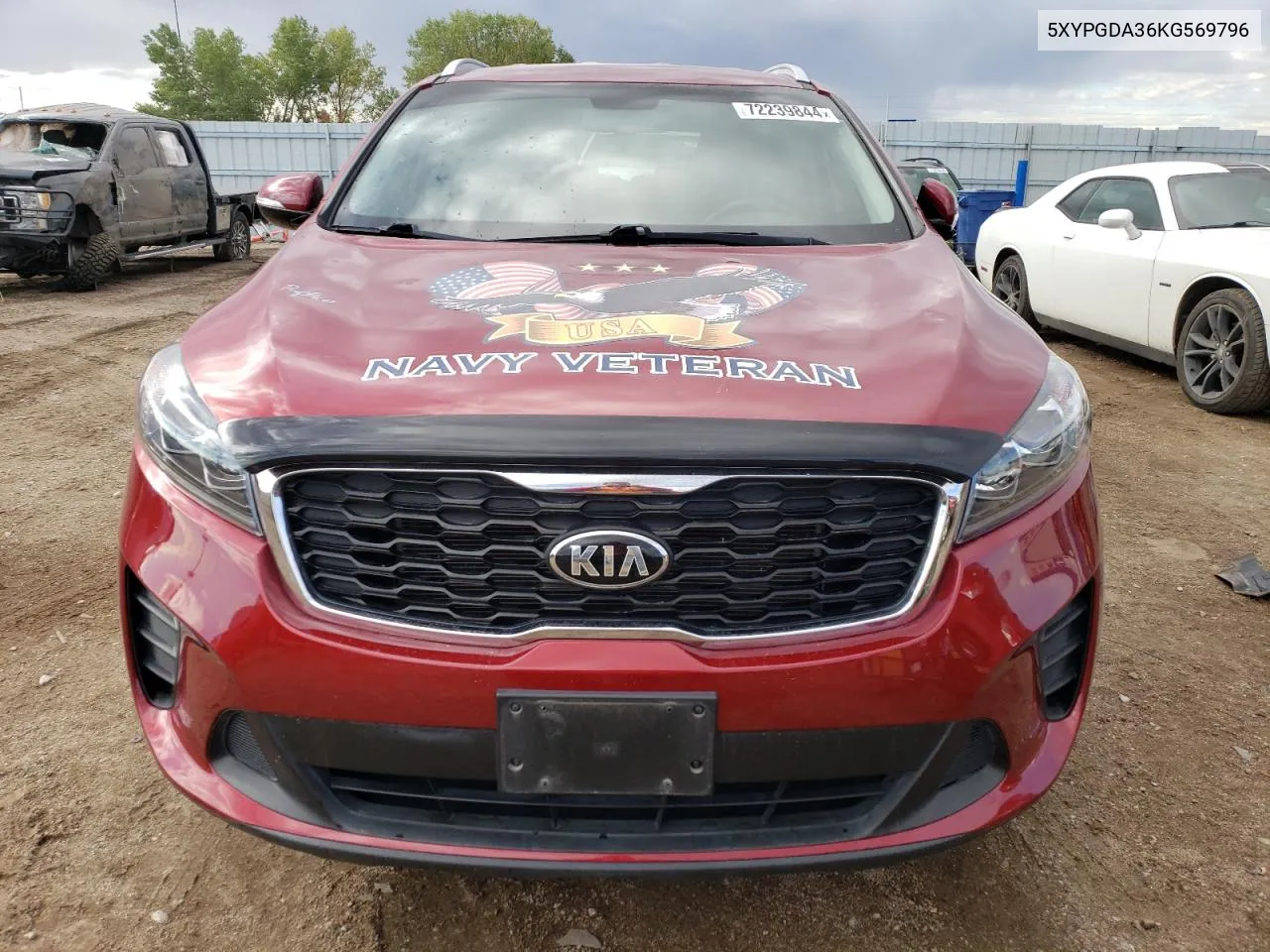 5XYPGDA36KG569796 2019 Kia Sorento L