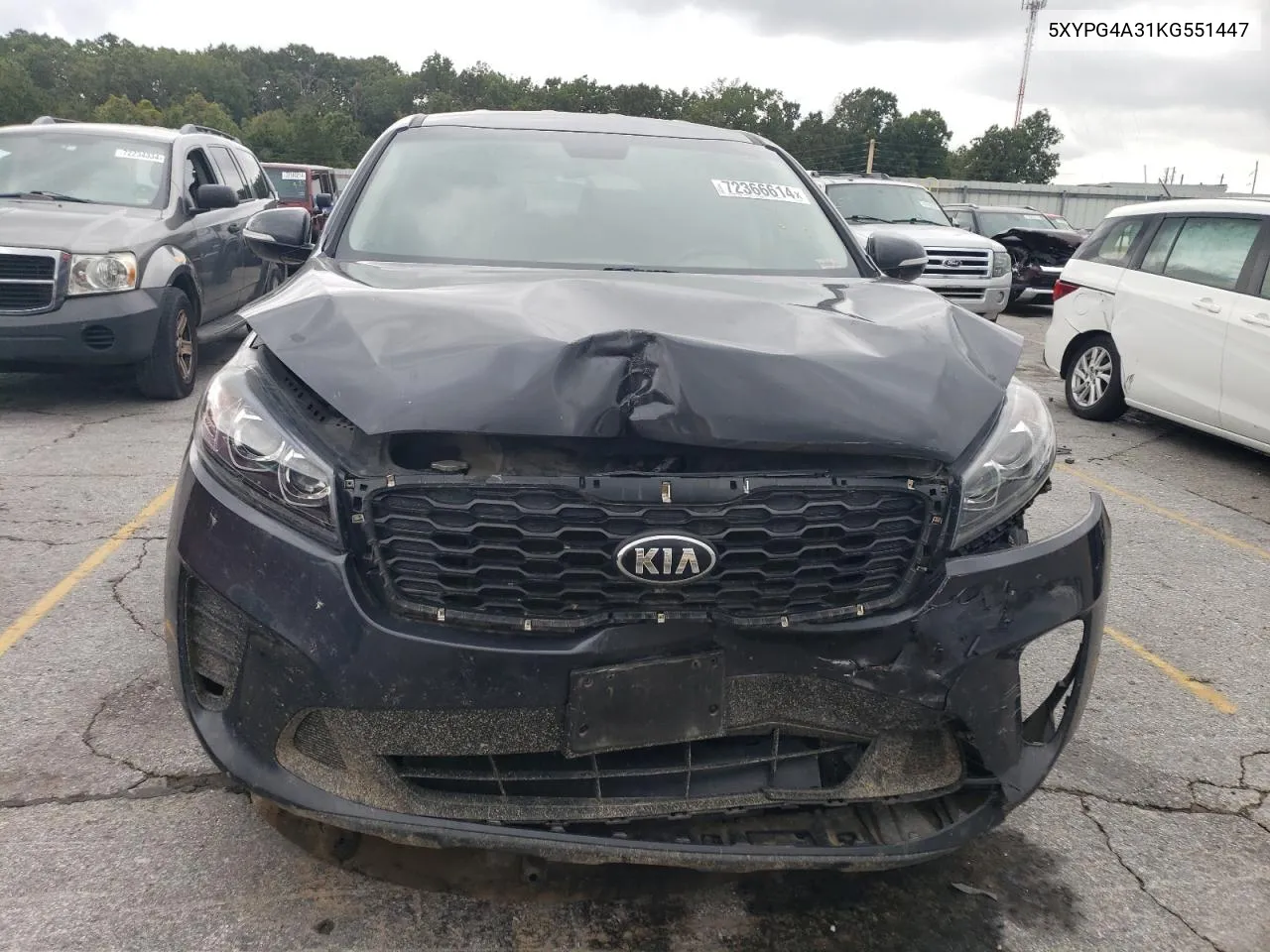 5XYPG4A31KG551447 2019 Kia Sorento L