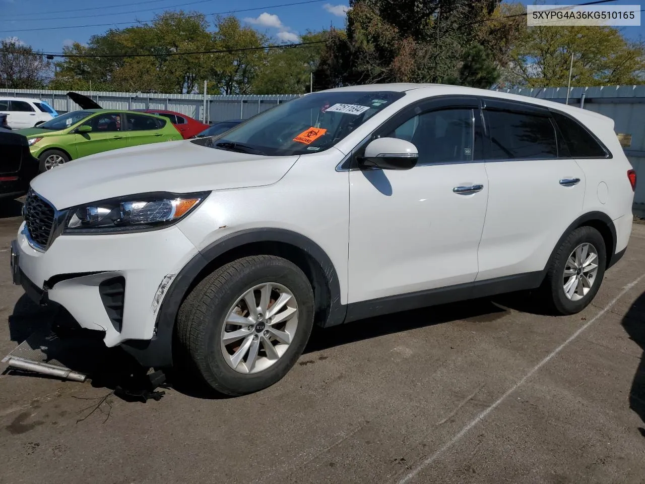 5XYPG4A36KG510165 2019 Kia Sorento L