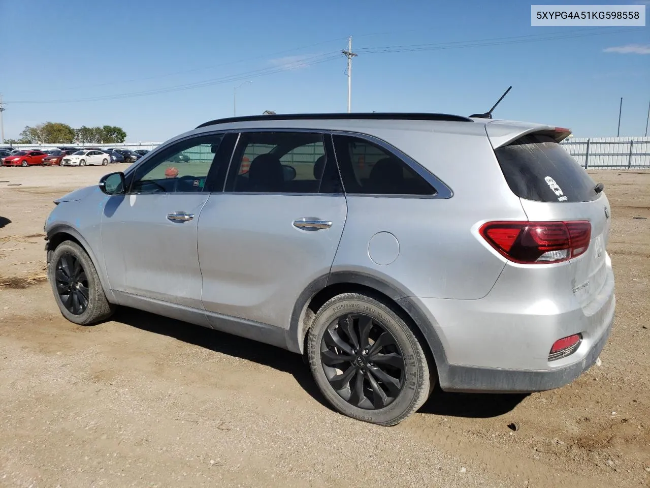 2019 Kia Sorento Lx VIN: 5XYPG4A51KG598558 Lot: 72525064