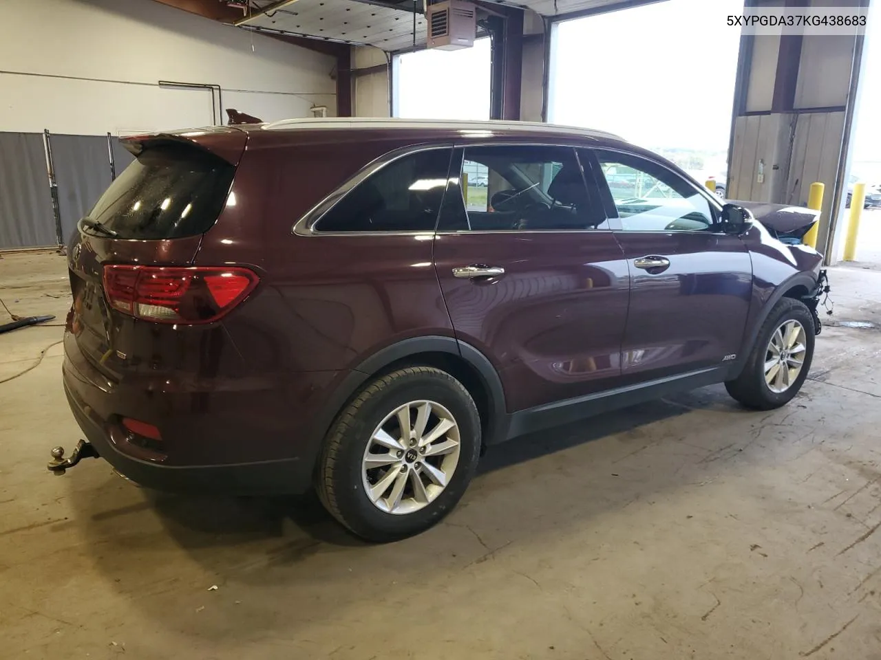 2019 Kia Sorento L VIN: 5XYPGDA37KG438683 Lot: 72600344