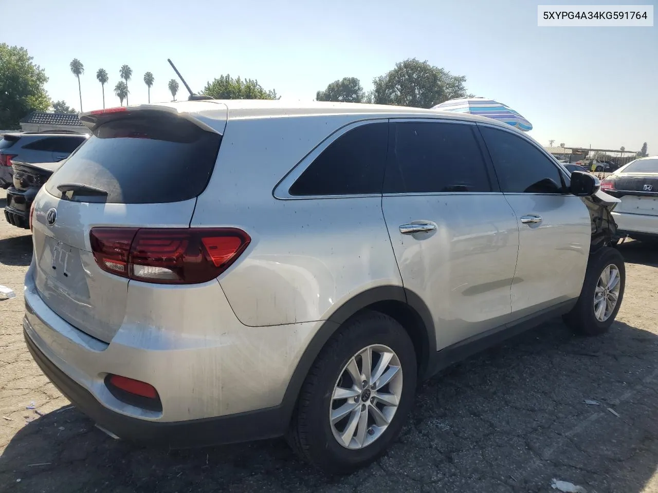 5XYPG4A34KG591764 2019 Kia Sorento L