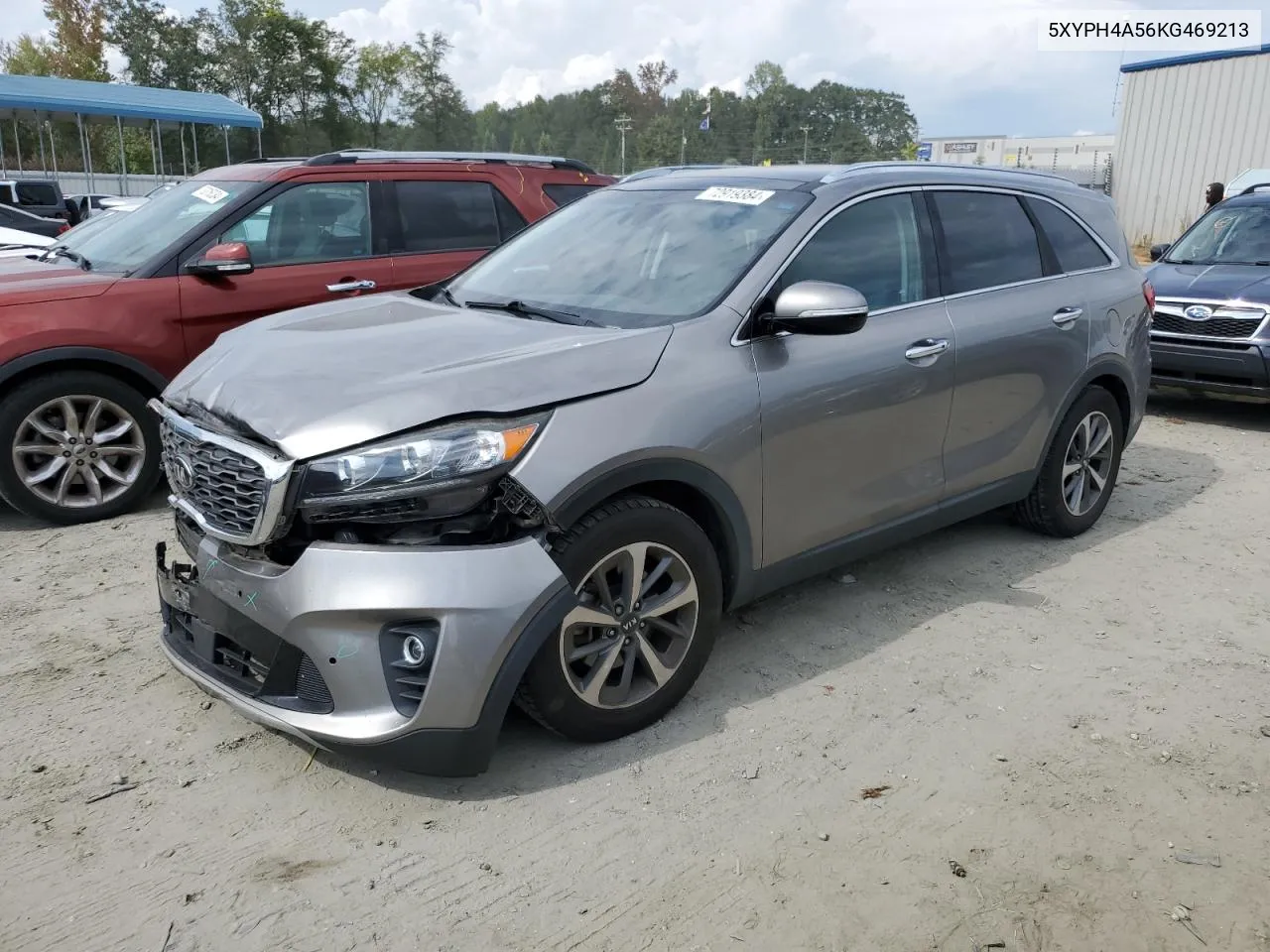 2019 Kia Sorento Ex VIN: 5XYPH4A56KG469213 Lot: 72919384