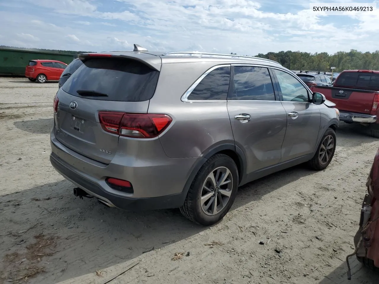 2019 Kia Sorento Ex VIN: 5XYPH4A56KG469213 Lot: 72919384