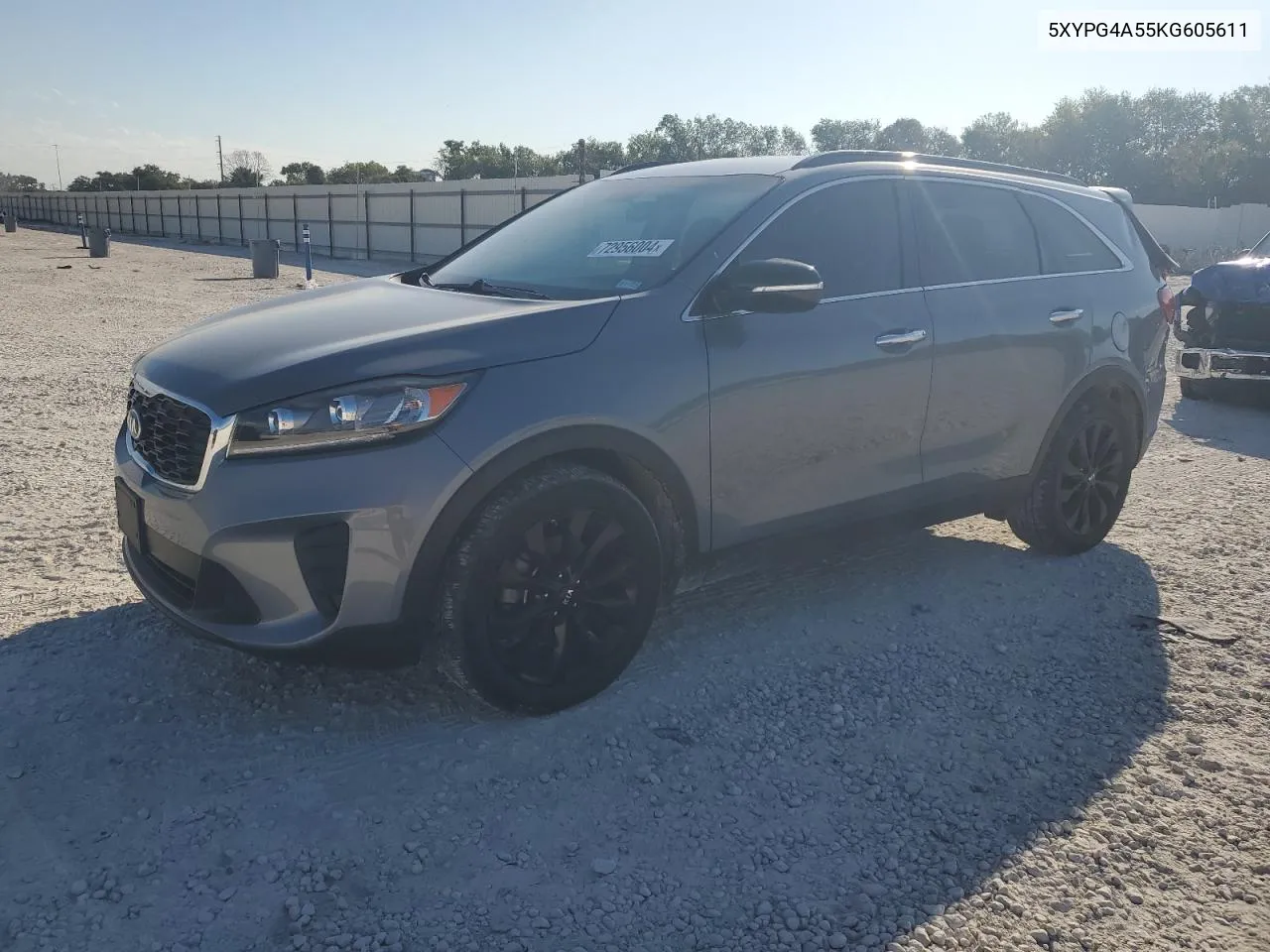 2019 Kia Sorento Lx VIN: 5XYPG4A55KG605611 Lot: 72956004