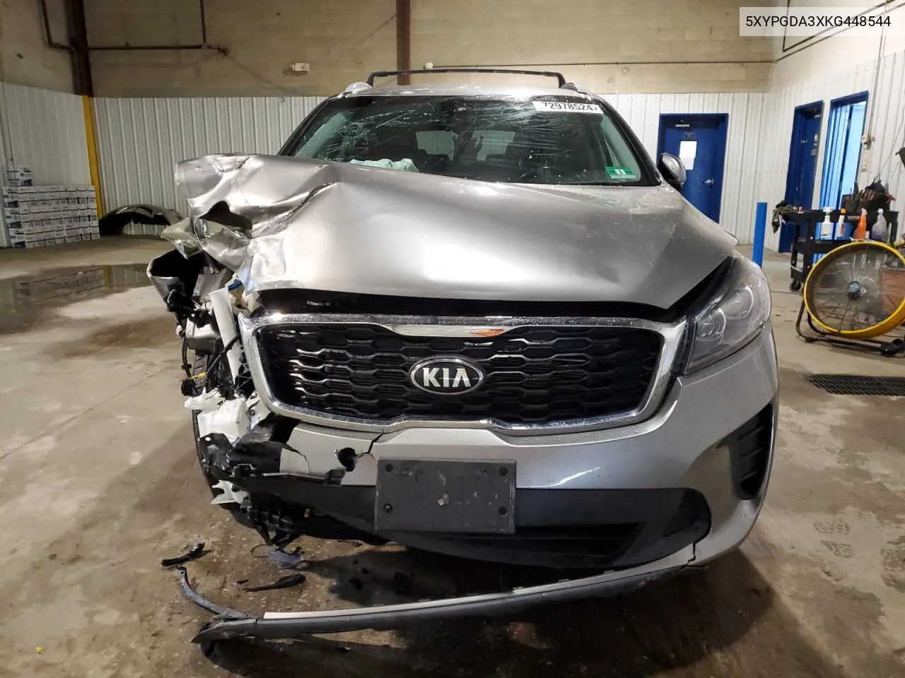 2019 Kia Sorento L VIN: 5XYPGDA3XKG448544 Lot: 72978524