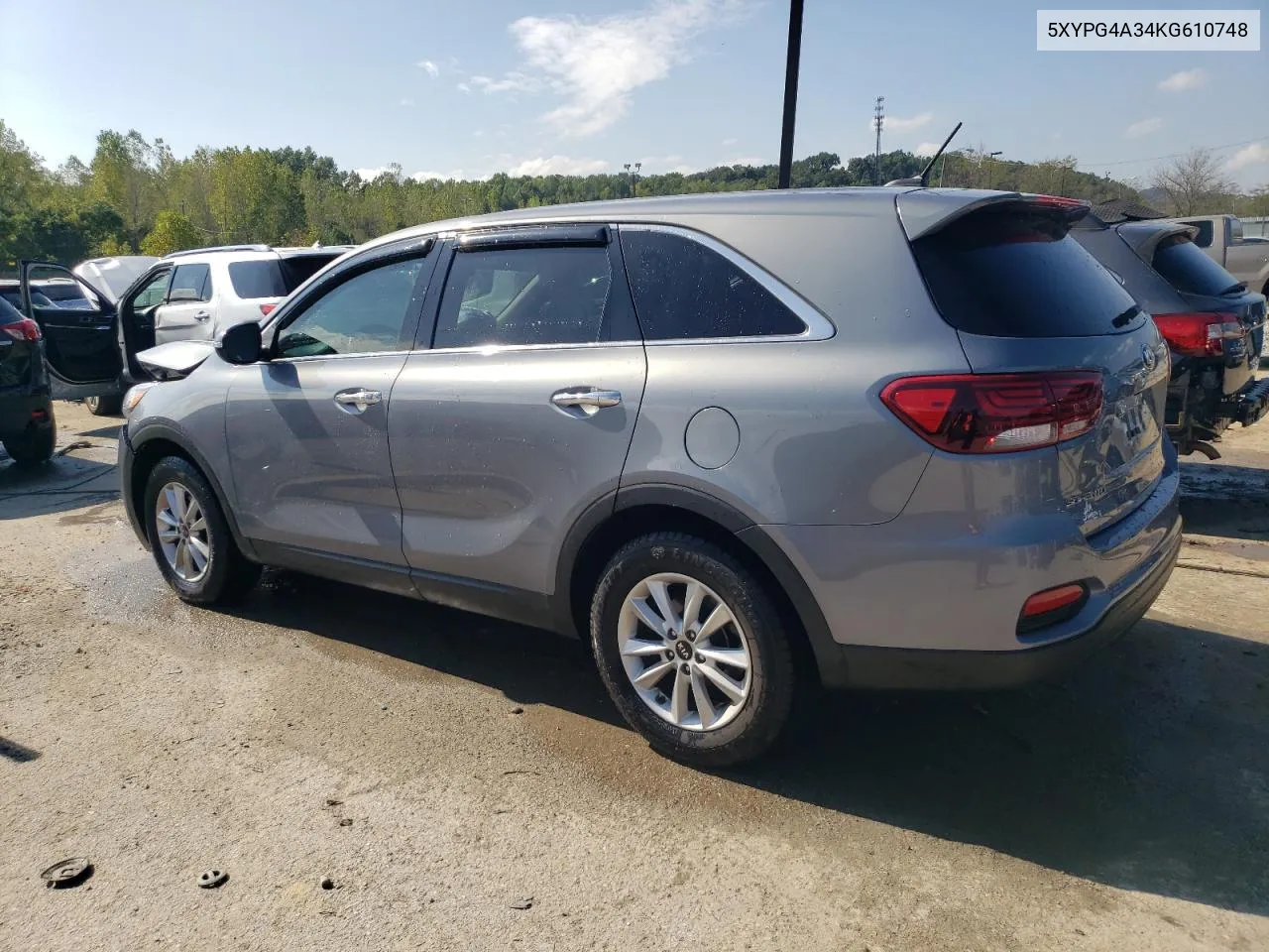 2019 Kia Sorento L VIN: 5XYPG4A34KG610748 Lot: 72981044