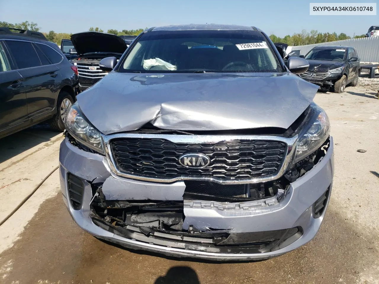 5XYPG4A34KG610748 2019 Kia Sorento L