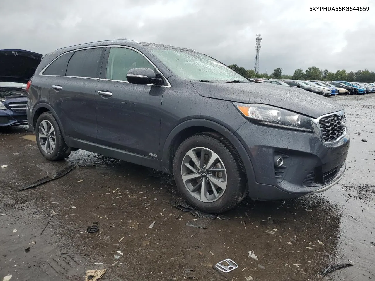 5XYPHDA55KG544659 2019 Kia Sorento Ex