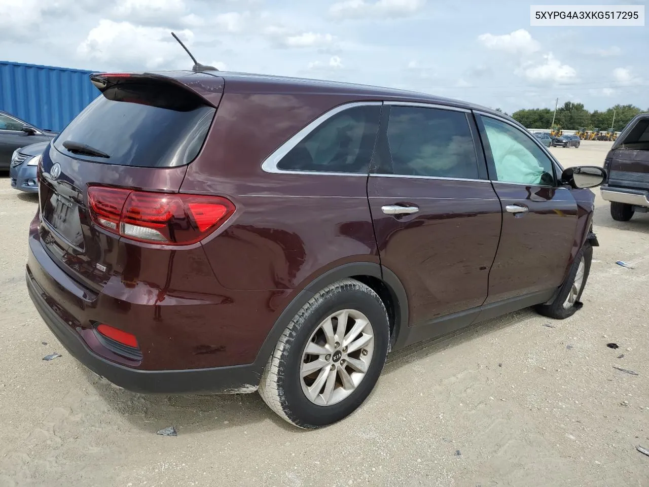 2019 Kia Sorento L VIN: 5XYPG4A3XKG517295 Lot: 73586544