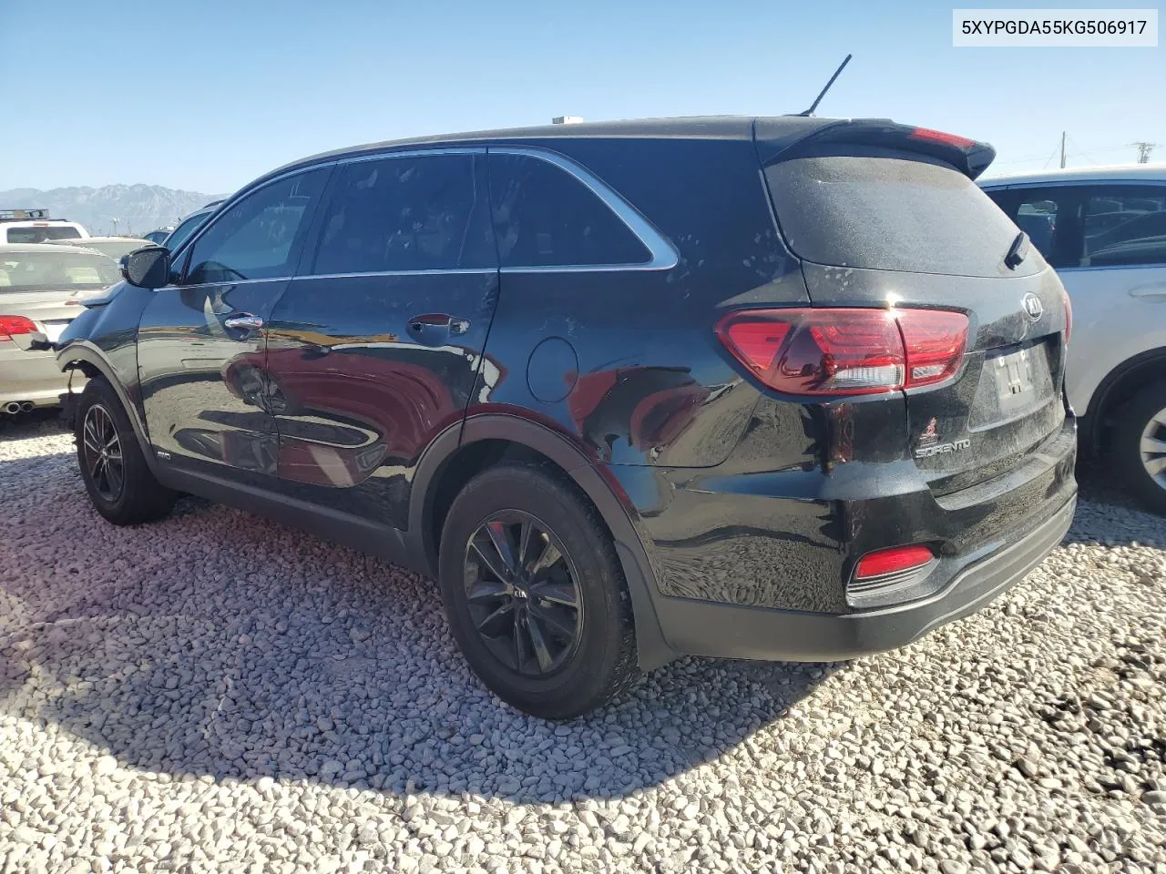 5XYPGDA55KG506917 2019 Kia Sorento Lx