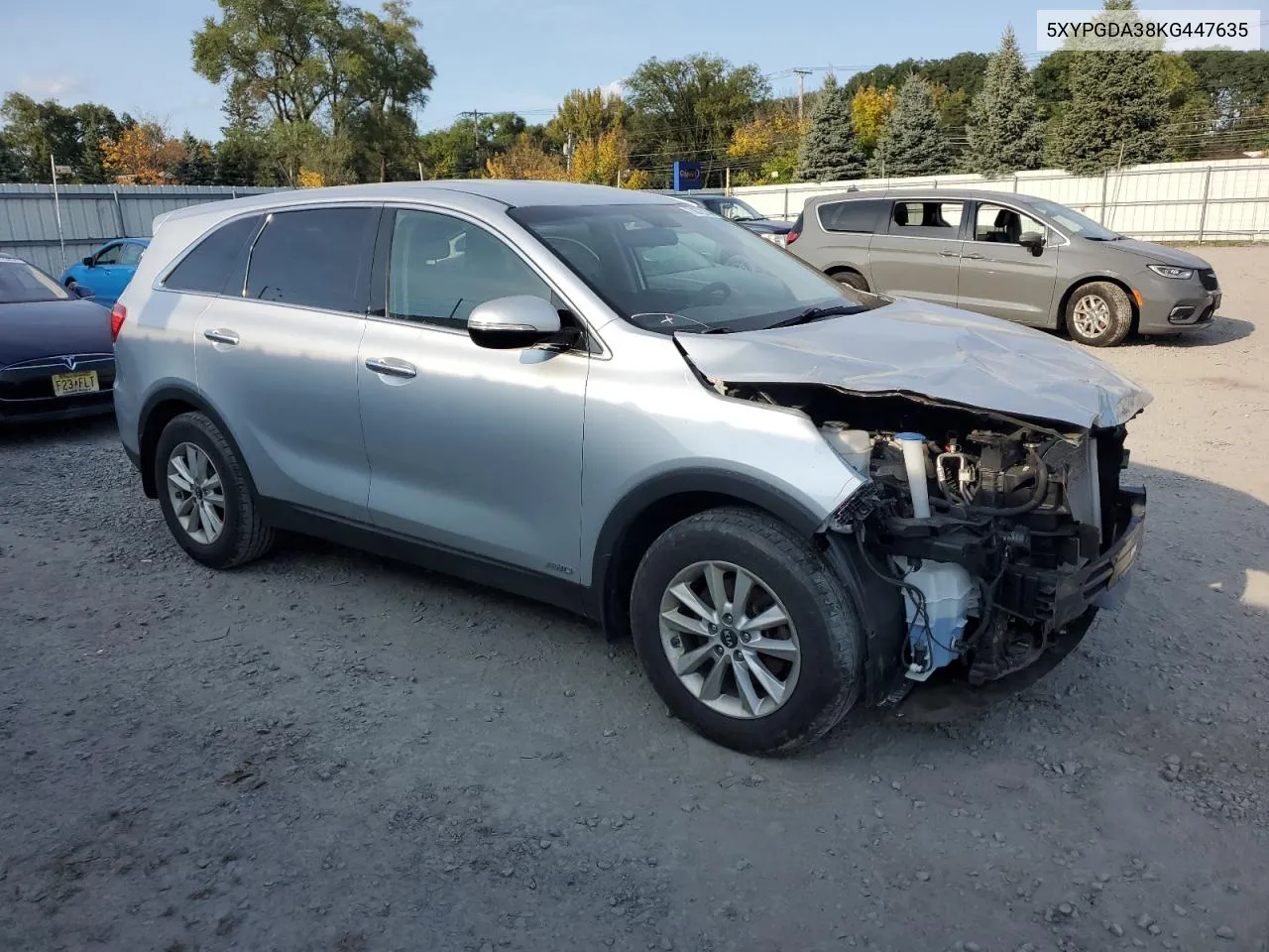 2019 Kia Sorento L VIN: 5XYPGDA38KG447635 Lot: 73672914