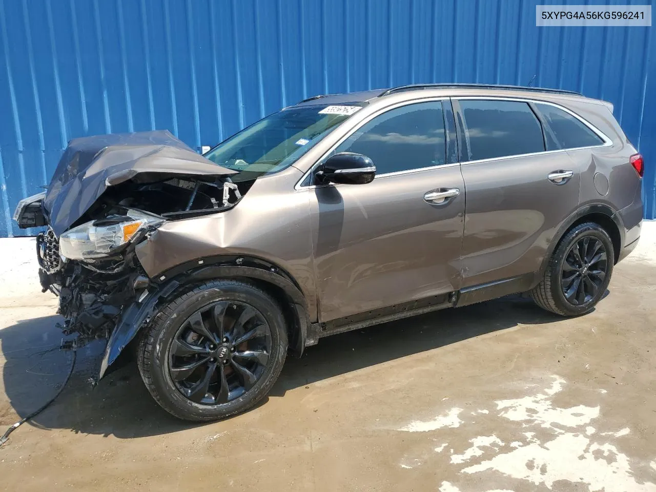 2019 Kia Sorento Lx VIN: 5XYPG4A56KG596241 Lot: 73722884