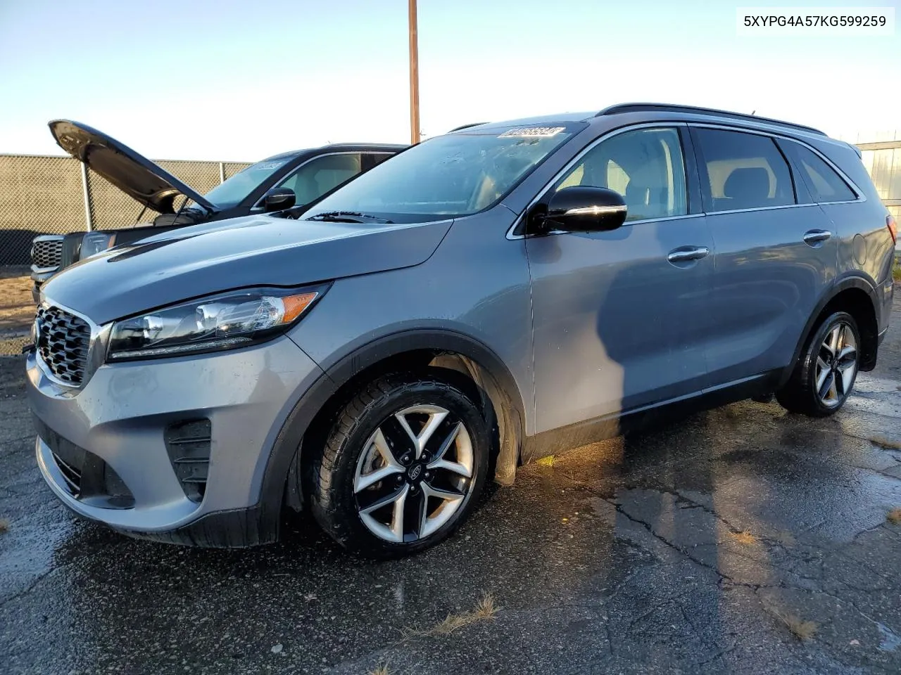 2019 Kia Sorento Lx VIN: 5XYPG4A57KG599259 Lot: 74058584