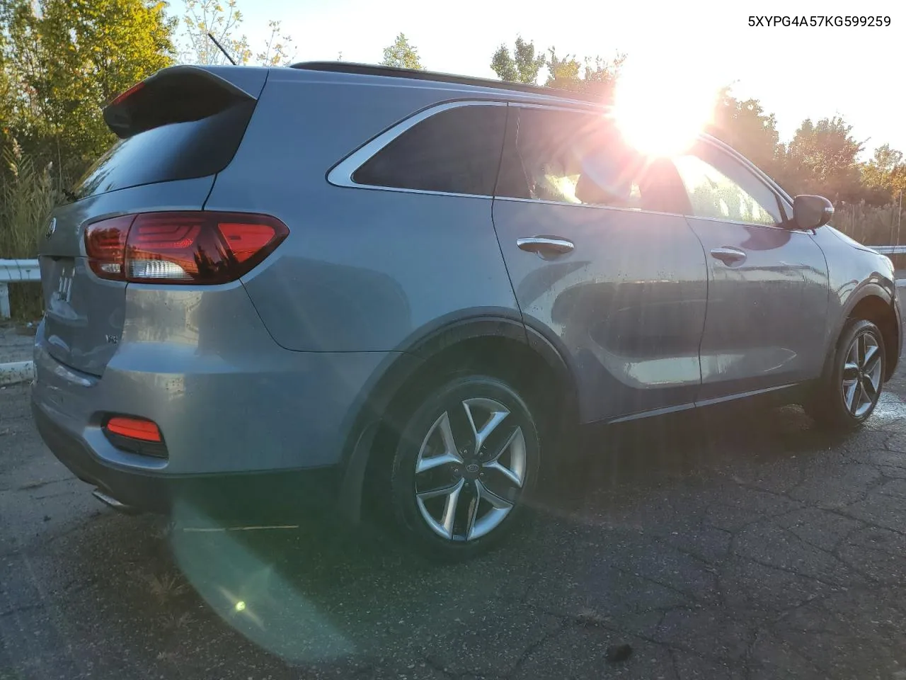 2019 Kia Sorento Lx VIN: 5XYPG4A57KG599259 Lot: 74058584