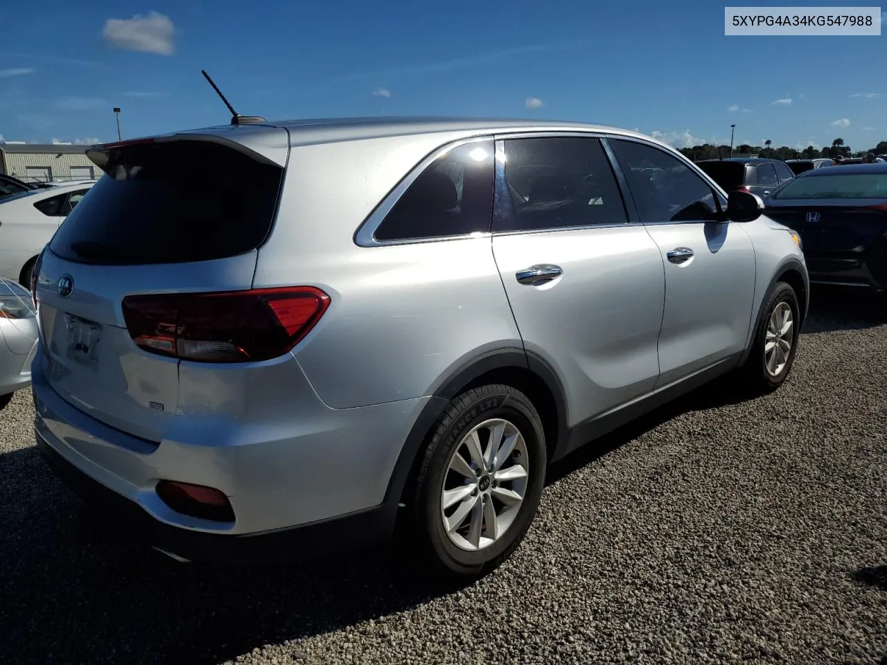 5XYPG4A34KG547988 2019 Kia Sorento L