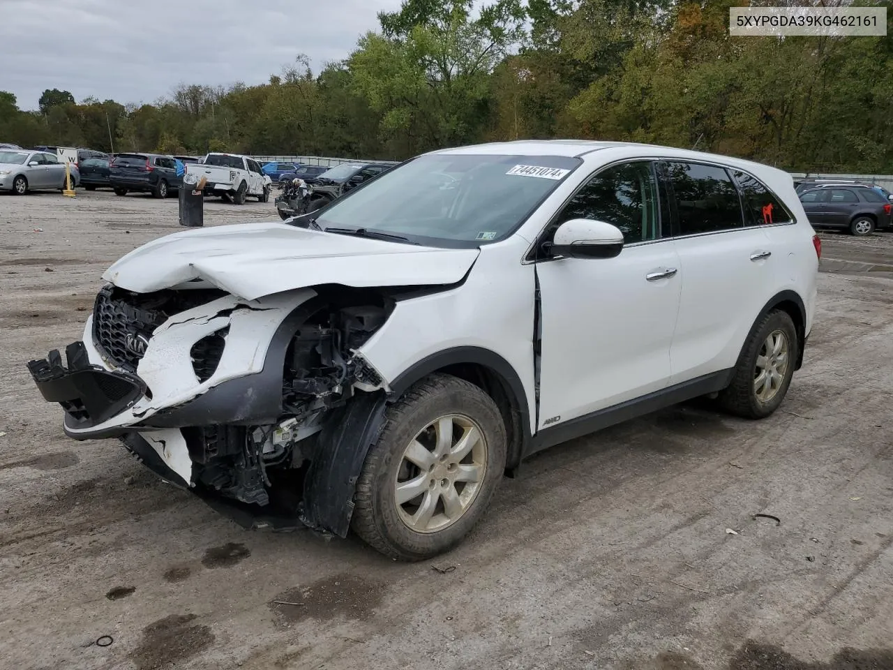 5XYPGDA39KG462161 2019 Kia Sorento L