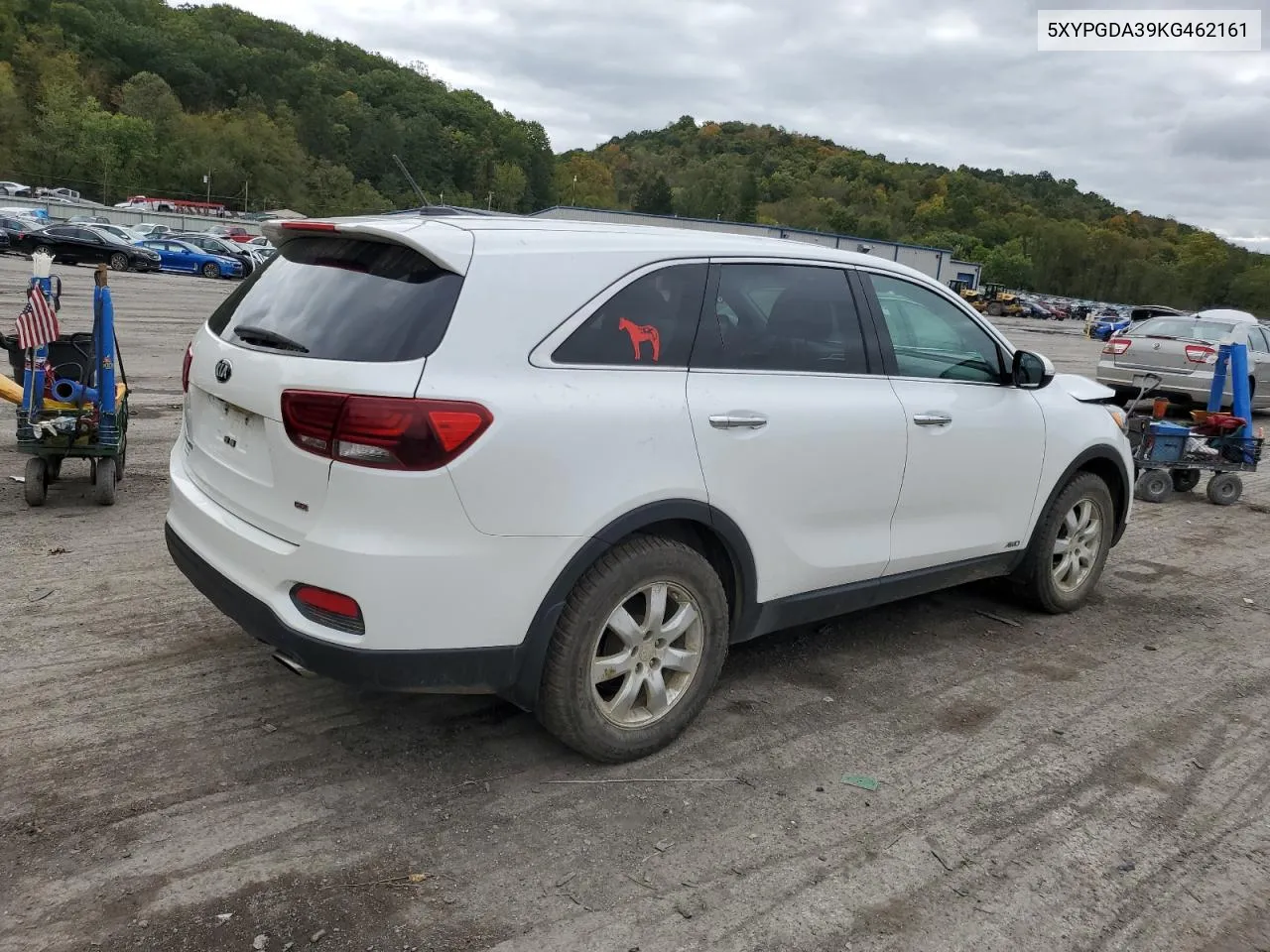 2019 Kia Sorento L VIN: 5XYPGDA39KG462161 Lot: 74451074