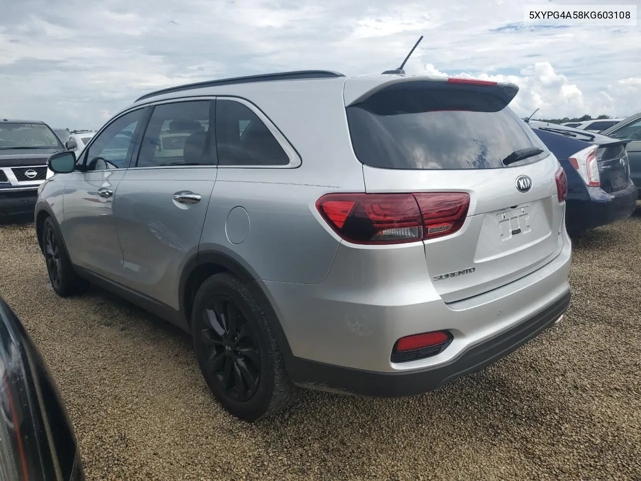 2019 Kia Sorento Lx VIN: 5XYPG4A58KG603108 Lot: 74519774