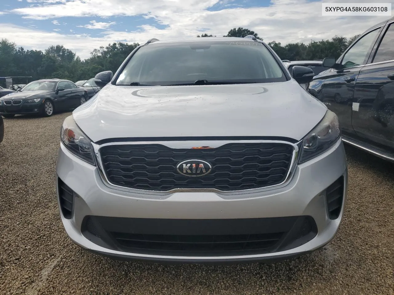 2019 Kia Sorento Lx VIN: 5XYPG4A58KG603108 Lot: 74519774