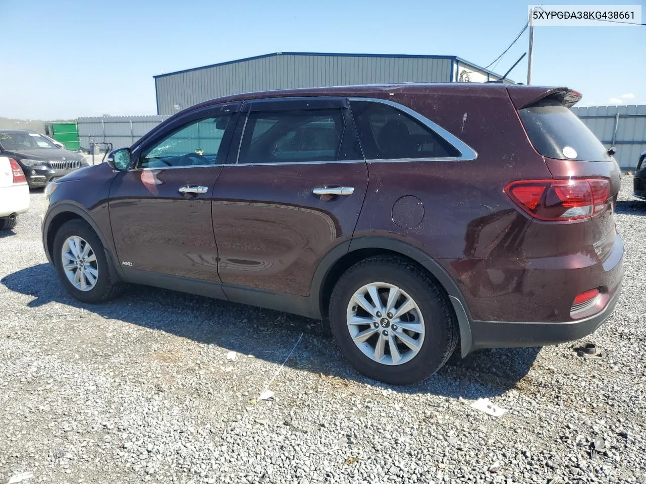 2019 Kia Sorento L VIN: 5XYPGDA38KG438661 Lot: 74612994