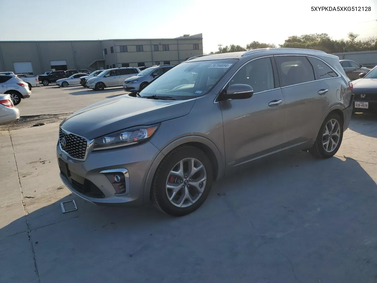 2019 Kia Sorento Sx VIN: 5XYPKDA5XKG512128 Lot: 74794694