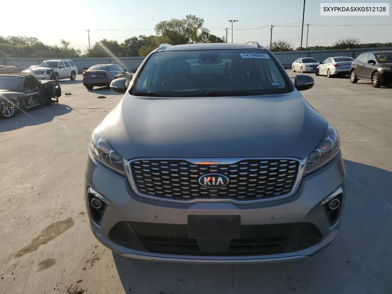 2019 Kia Sorento Sx VIN: 5XYPKDA5XKG512128 Lot: 74794694