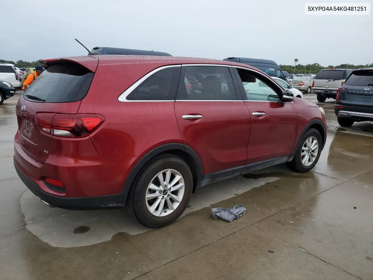 2019 Kia Sorento Lx VIN: 5XYPG4A54KG481251 Lot: 74904314