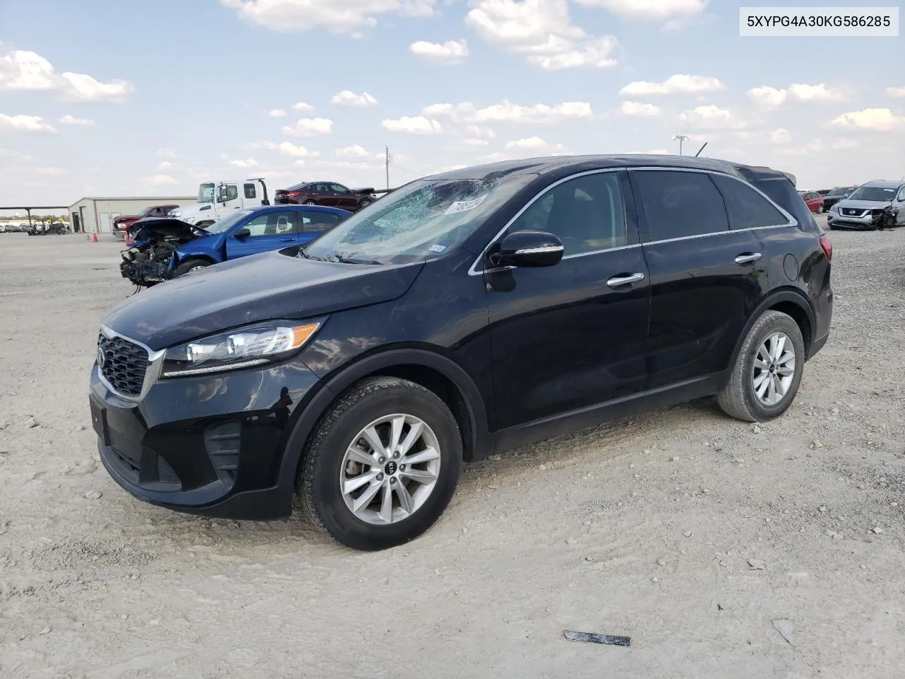 2019 Kia Sorento L VIN: 5XYPG4A30KG586285 Lot: 74951234