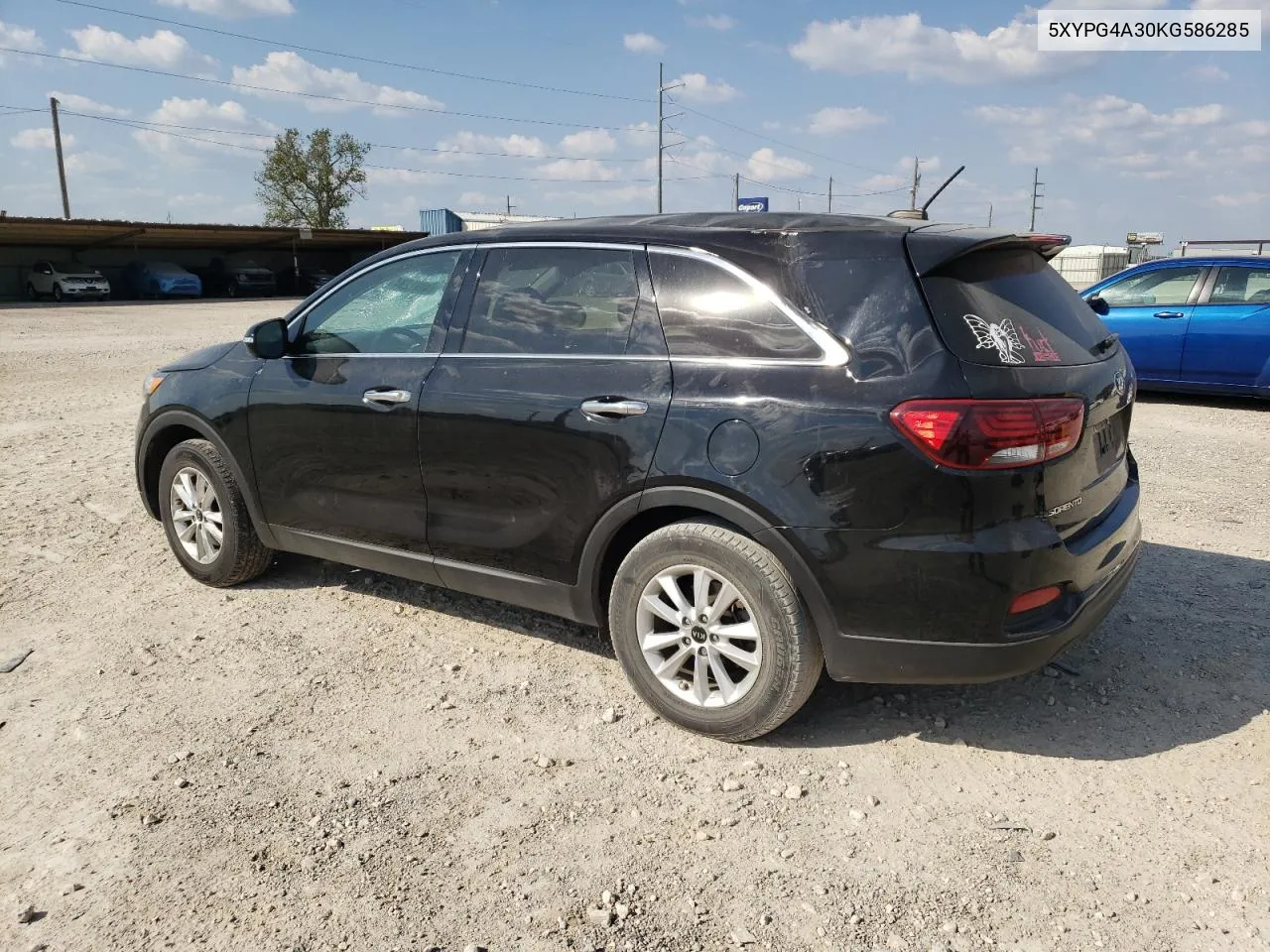 2019 Kia Sorento L VIN: 5XYPG4A30KG586285 Lot: 74951234