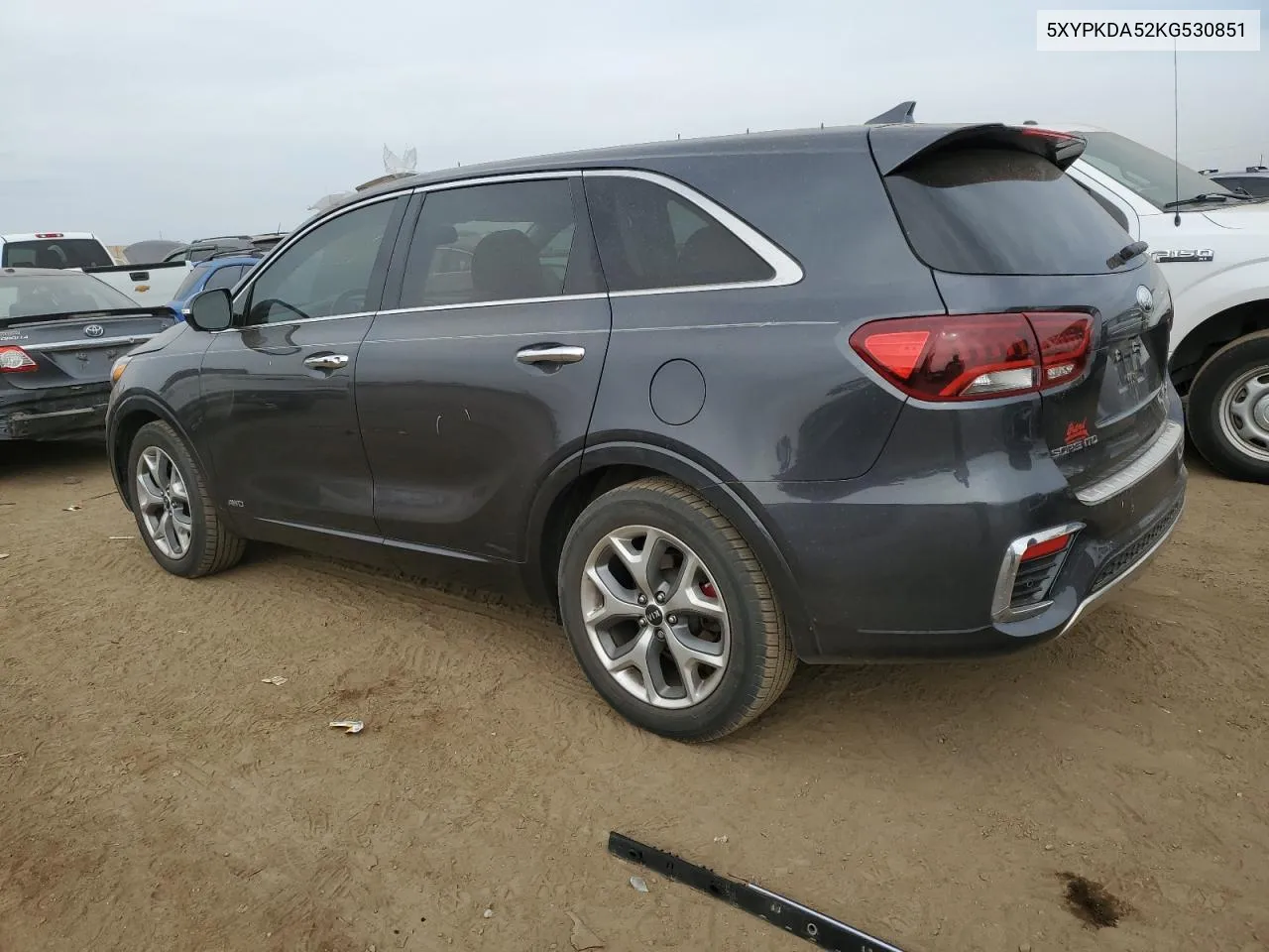 2019 Kia Sorento Sx VIN: 5XYPKDA52KG530851 Lot: 75398494