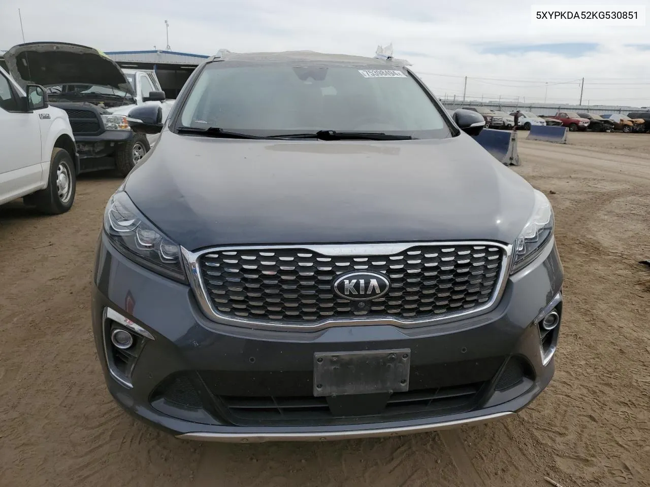 2019 Kia Sorento Sx VIN: 5XYPKDA52KG530851 Lot: 75398494