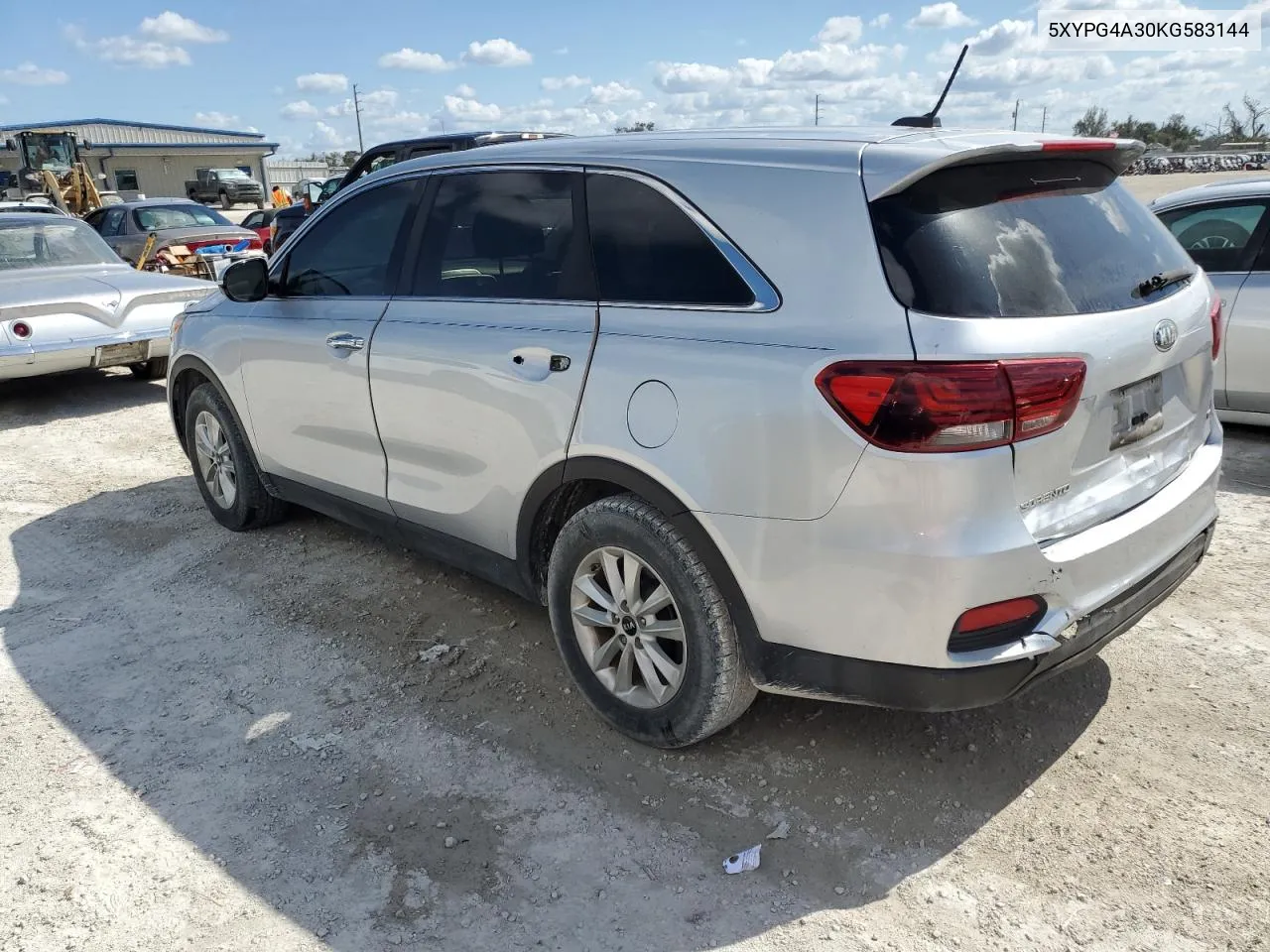 2019 Kia Sorento L VIN: 5XYPG4A30KG583144 Lot: 75405414