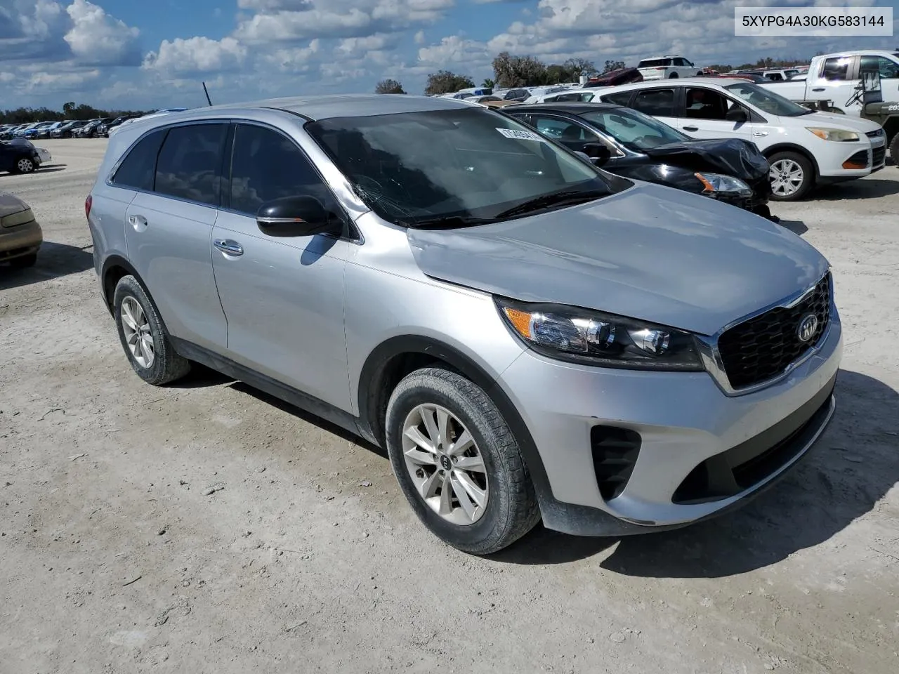 2019 Kia Sorento L VIN: 5XYPG4A30KG583144 Lot: 75405414